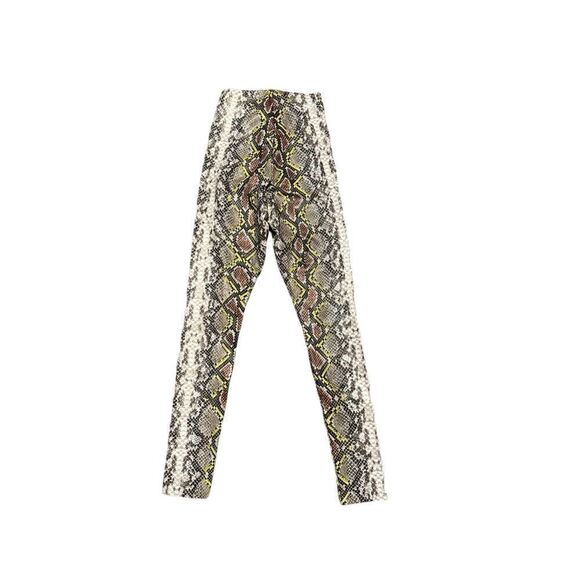 Commando High Rise Faux Leather Python Snakeskin Print Legging Size Small - Picture 4 of 11